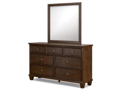 Signature Design by Ashley Danabrin Queen Panel Bed, Dresser, Mirror and Nightstand - B685B15