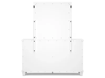 Signature Design by Ashley Fortman King Panel Bed, Dresser, Mirror, Chest and Nightstand - B680B18