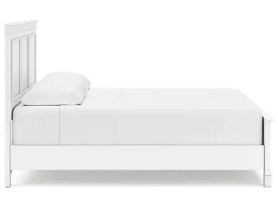 Signature Design by Ashley Fortman King Panel Bed, Dresser, Mirror, Chest and Nightstand - B680B18