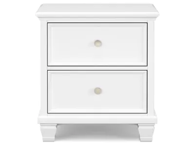 Signature Design by Ashley Fortman King Panel Bed, Dresser, Mirror, Chest and Nightstand - B680B18