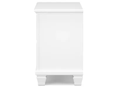 Signature Design by Ashley Fortman King Panel Bed, Dresser, Mirror, Chest and Nightstand - B680B18