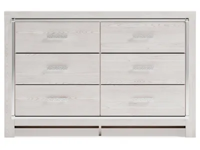 Signature Design by Ashley Altyra Full Upholstered Panel Bed, Dresser and Nightstand - B2640B63
