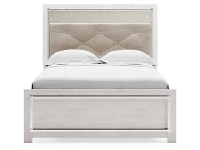 Signature Design by Ashley Altyra Full Upholstered Panel Bed, Dresser and Nightstand - B2640B63