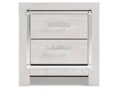 Signature Design by Ashley Altyra Full Upholstered Panel Bed, Dresser and Nightstand - B2640B63