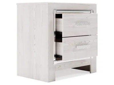 Signature Design by Ashley Altyra Full Upholstered Panel Bed, Dresser and Nightstand - B2640B63
