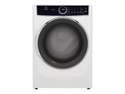 27" Electrolux 8.0 Cu. Ft. Front Load Electric Dryer in White - ELFE753CAW