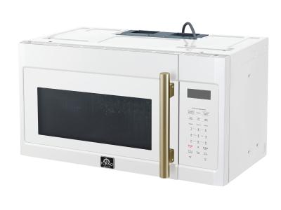 30" Forno Fornace 1.5 Cu. Ft Over the Range Convection Microwave in White - FOTR3038-30WHT