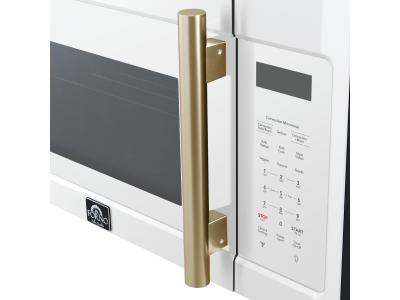 30" Forno Fornace 1.5 Cu. Ft Over the Range Convection Microwave in White - FOTR3038-30WHT