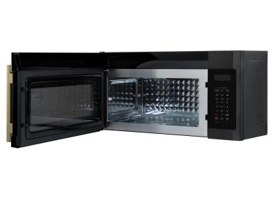 30" Forno Fornace 1.5 Cu. Ft Over the Range Convection Microwave in Black - FOTR3038-30BLK