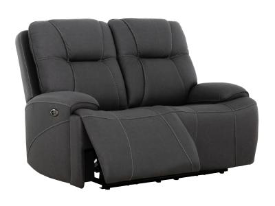 Primo International Kirke Power Reclining Loveseat in Gray - KIRKE-LOVE