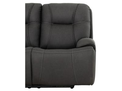 Primo International Kirke Power Reclining Loveseat in Gray - KIRKE-LOVE