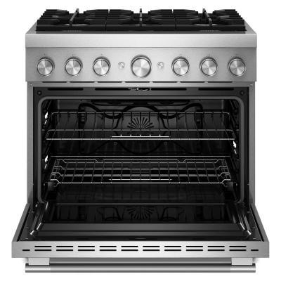 36" KitchenAid 6 Burner Commercial-Style Dual Fuel Range - KFDS936SSS
