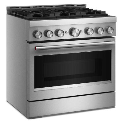 36" KitchenAid 6 Burner Commercial-Style Gas Range - KFGS936SSS