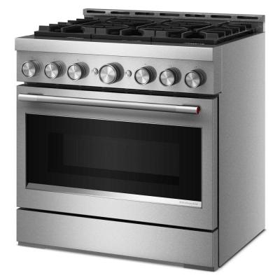 36" KitchenAid 6 Burner Commercial-Style Gas Range - KFGS936SSS