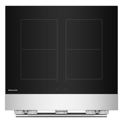 30" KitchenAid 4-Element Induction Freestanding Commercial-Style Range - KFIS930SSS