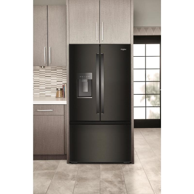 36" Whirlpool 23.4 Cu. Ft. Wide True Counter Depth 3-Door French Door Refrigerator - WRFC5036RV