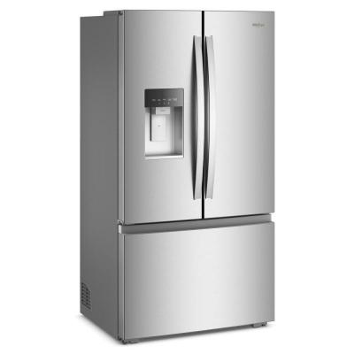 36" Whirlpool 23.4 Cu. Ft. Wide True Counter Depth 3-Door French Door Refrigerator - WRFC5036RZ