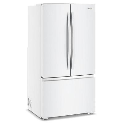 36" Whirlpool 24 Cu. Ft. Wide True Counter Depth 3-Door French Door Refrigerator - WRFC3036RW