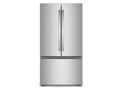 36" Whirlpool 24 Cu. Ft. Wide True Counter Depth 3-Door French Door Refrigerator - WRFC3036RZ