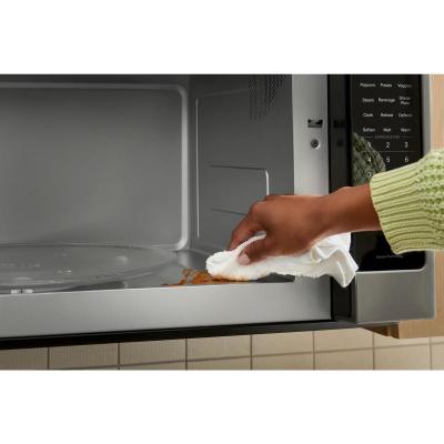 KitchenAid 2.1 Cu. Ft. Microwave Hood Combination with a Handle - YKMMS330SPS