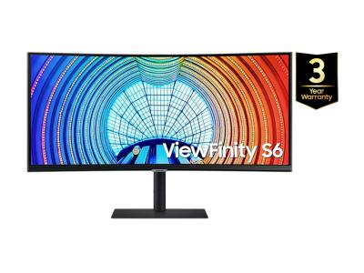34" Samsung ViewFinity S6 S65A UWQHD 100Hz Monitor - LS34A650UBNXGO