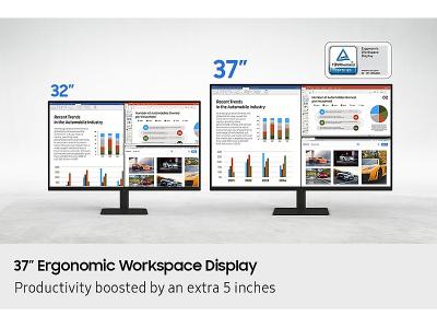 37" Samsung ViewFinity S7 S70D UHD Monitor - LS37D702EANXZA
