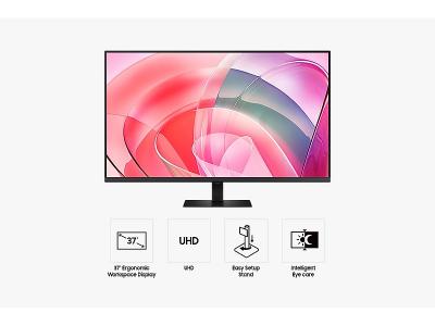 37" Samsung ViewFinity S7 S70D UHD Monitor - LS37D702EANXZA