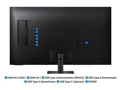 43" Samsung Smart Monitor M7 M70F 4K Samsung Vision AI (2025) - LS43FM702UNXZA