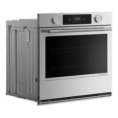 30" Kitchenaid Smart Electric Single Wall Oven with Assisted Cooking Modes - KOES730SPS