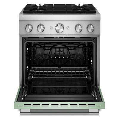 30" Kitchenaid 4 Burner Commercial-Style Dual Fuel Range - KFDS930SDC