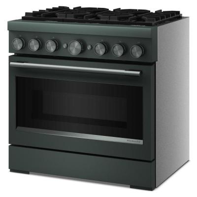 KitchenAid 6 Burner Commercial-Style Dual Fuel Range - KFDS936SJP