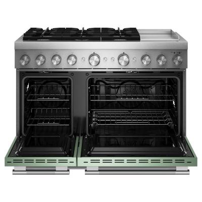 48" KitchenAid 6 Burner Commercial-Style Dual Fuel Range - KFDD948SDC