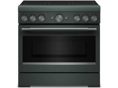 36" KitchenAid 6-Element Induction Freestanding Commercial-Style Range - KFIS936SJP