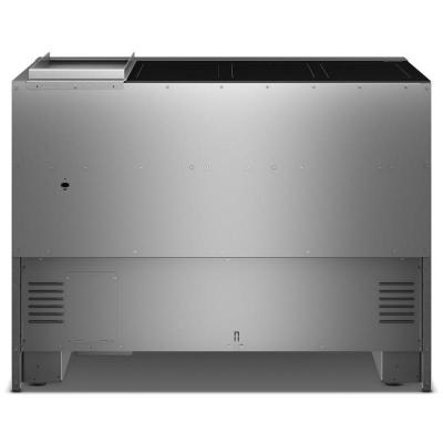 48" KitchenAid 6-Element Induction Freestanding Commercial-Style Range with Griddle - KFID948SJP