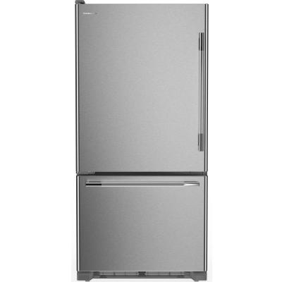 33" KitchenAid 22 Cu. Ft. Standard-Depth Bottom Mount Refrigerator - KRBL133SPS