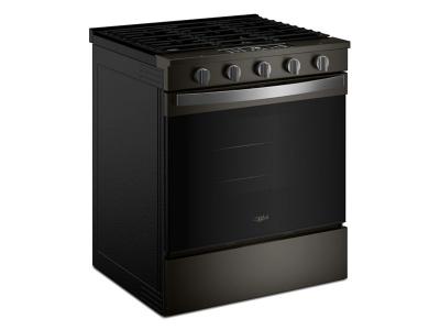 30" Whirlpool 5 Cu. Ft. Gas Range with Air Cooking Technology - WSGS5030SV