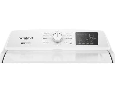 27" Whirlpool Top Load Washer with 2-in-1 Removable Agitator - WTW4107SW