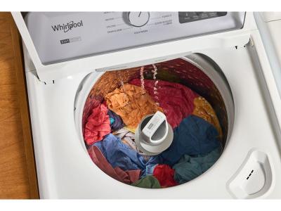 27" Whirlpool Top Load Washer with 2-in-1 Removable Agitator - WTW4107SW