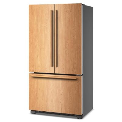 36" KitchenAid 22 Cu. Ft. Panel-Ready Counter-Depth French Door Refrigerator - KRFC136TPA