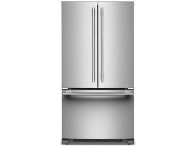 36" KitchenAid 20 Cu. Ft. Counter-Depth French Door Refrigerator - KRFC136SPS