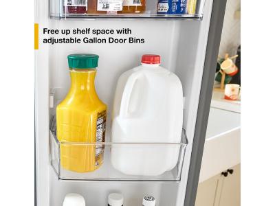 36" Whirlpool 31 Cu. Ft. French Door Refrigerator with Interior Water Dispenser - WRFF3336SZ