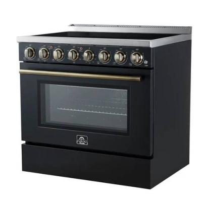 36" Forno 5.44 Cu. Ft. Paolo Freestanding Electric Range - FFSEL6011-36BLK