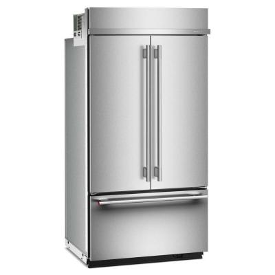 42" Kitchenaid 24.2 Cu. Ft. Built-In French Door Bottom Mount Refrigerator - KBFN542SPS