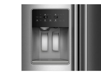 36" KitchenAid 20.8 Cu. Ft. Counter-Depth Side-by-Side Refrigerator - KRSC536RPS