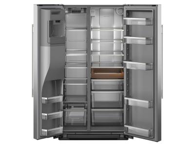 36" KitchenAid 20.8 Cu. Ft. Counter-Depth Side-by-Side Refrigerator - KRSC536RPS