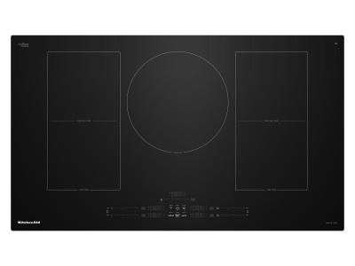 36" Kitchenaid Temp Cook Induction Cooktop with 5 Cooking Zones - KCIT736SBL