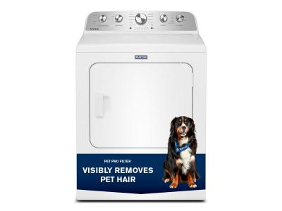 Maytag 7.0 Cu. Ft. Top Load Gas Dryer with Extra Power and Pet Pro Option - MGD5605RW