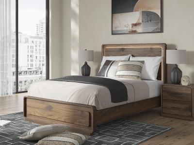 Ashley Fortlorn Queen Panel Bed - PCB386-Q-K