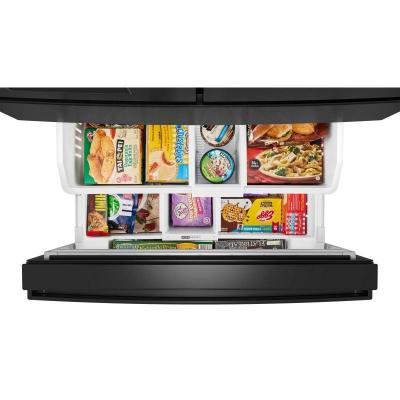 36" Whirlpool 29 Cu. Ft. Family-Sized Capacity French Door Refrigerator - WRMF3536SV