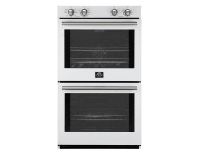 30" Forno Vomero 10 Cu. Ft Double Wall Oven in White - FBOEL1324-30WHT